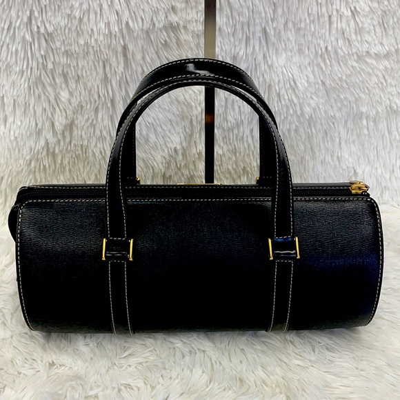 BURBERRY LEATHER PAPILLON/BARREL STYLE - Picture 2 of 12